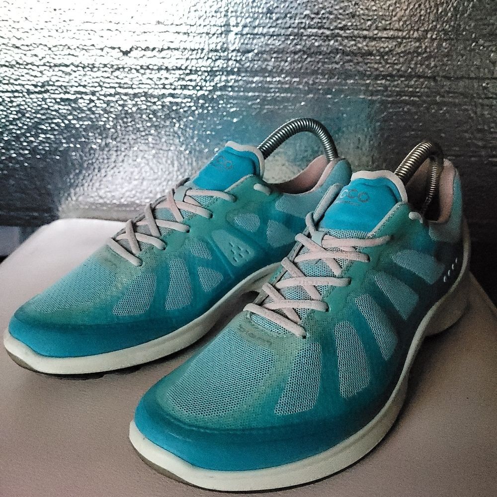 ECCO Biom Fjuel Racer Athletic Running Sneakers Shoes Blue, Womens 8 US, 39 EU